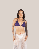 Load image into Gallery viewer, Aro Navy Blue - Bikini Top