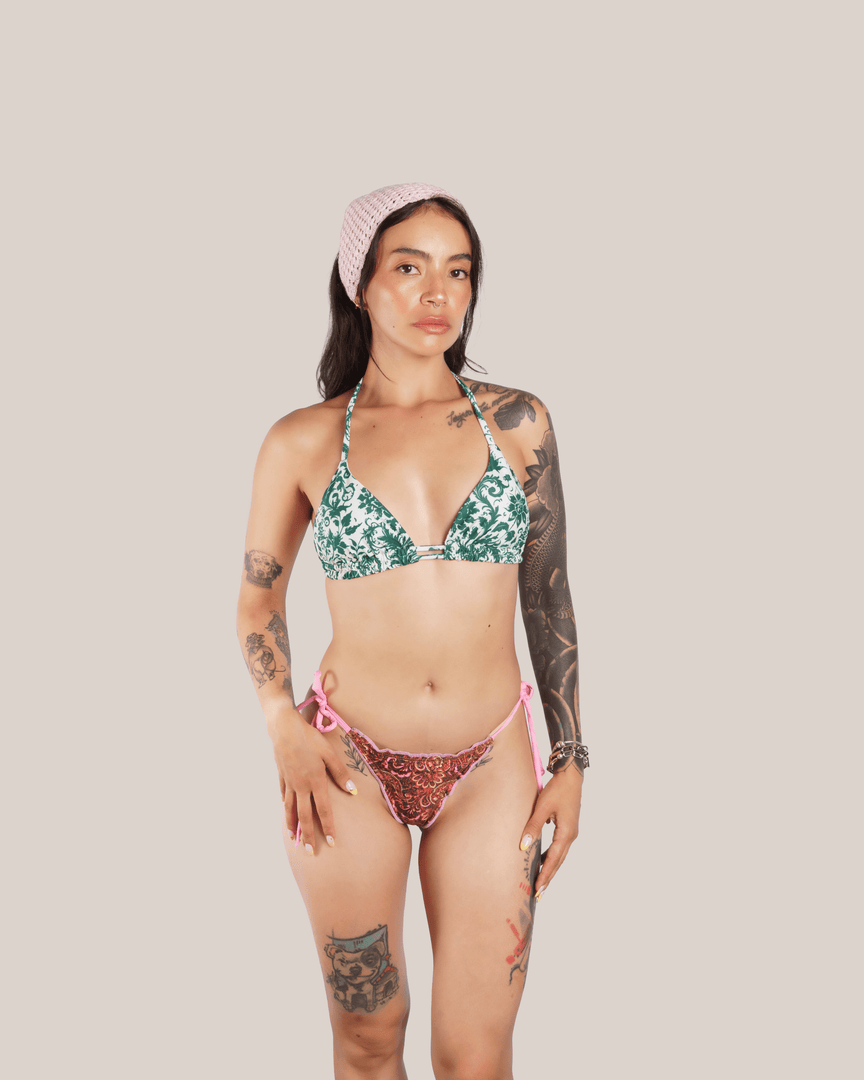 Coastal Top Floral Pattern