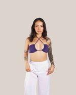 Load image into Gallery viewer, Cali Navy Blue - Bikini Top