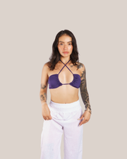 Cali Navy Blue - Bikini Top