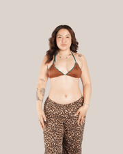 Waves Brown - Bikini Top