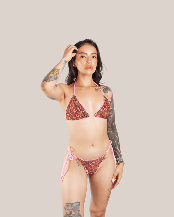 Waves Paisley - Bikini Top