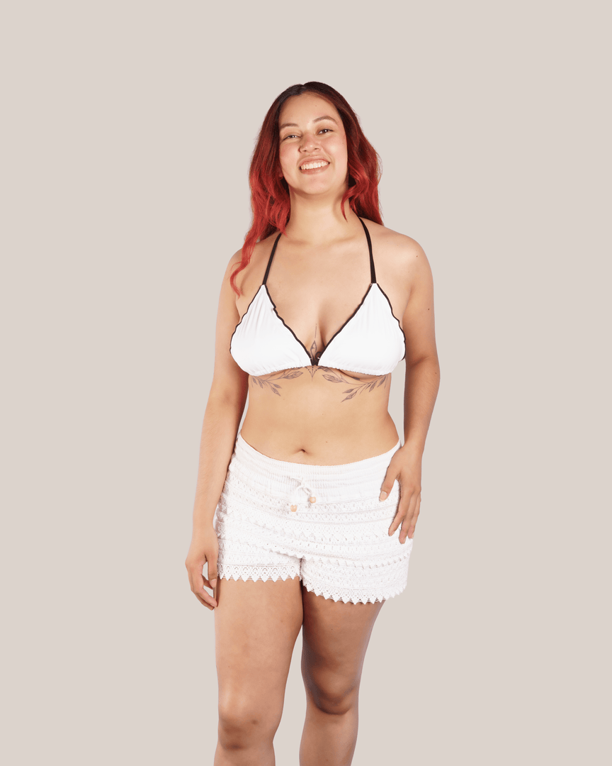 Waves White - Bikini Top